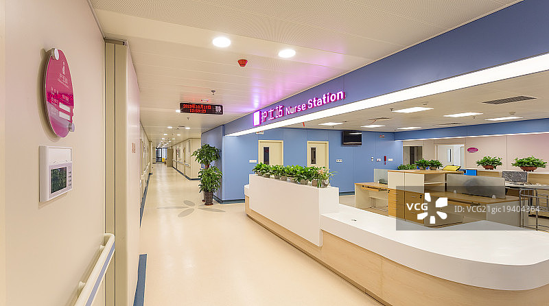 医院住院部护士站图片素材