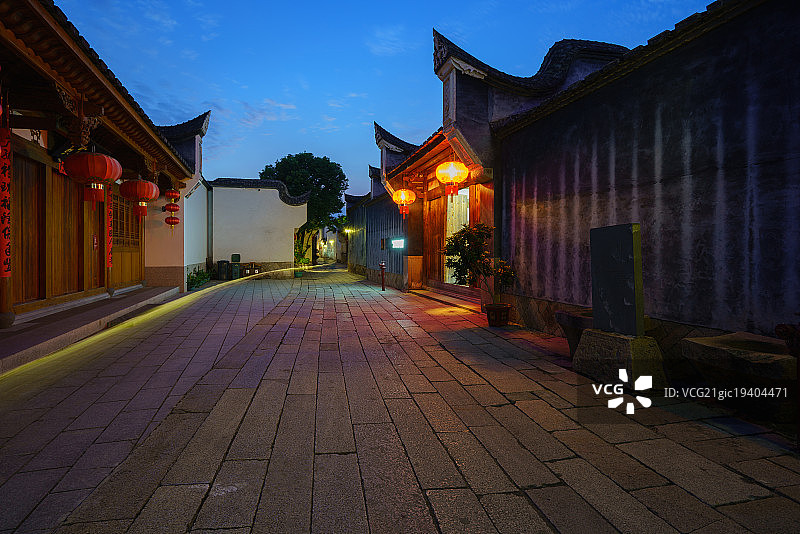 福州5A景区三坊七巷夜景图片素材
