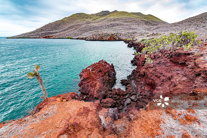 红色加拉帕戈斯群岛景观图片素材