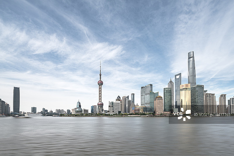 上海城市天际线及城市风光图片素材