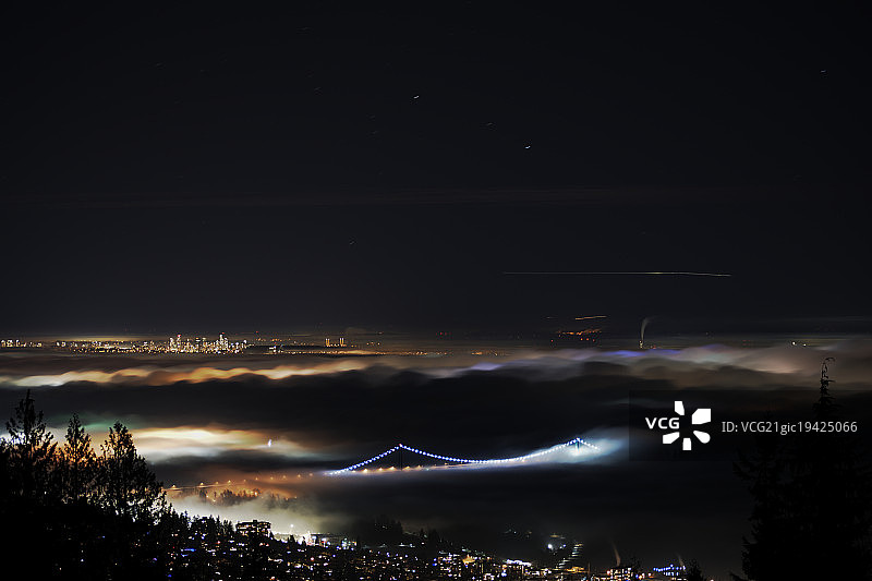 一月之夜图片素材