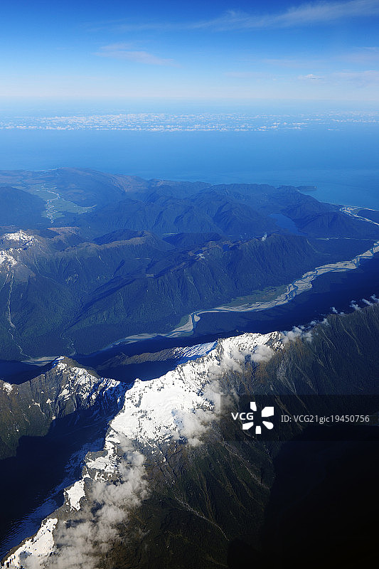 新西兰南岛库克山图片素材