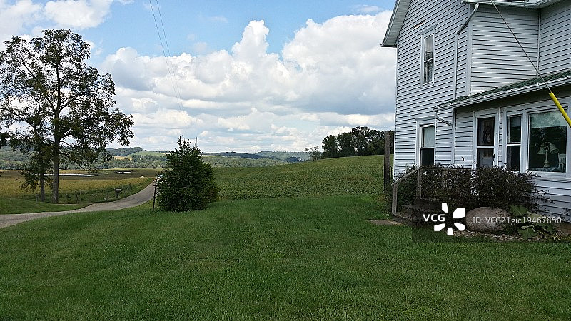 俄亥俄州中心的乡村生活图片素材
