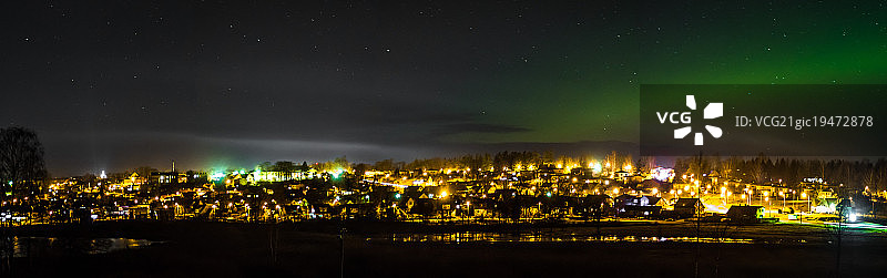 爱沙尼亚的北极光图片素材