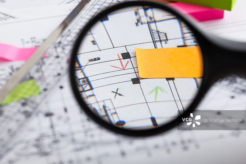 绘制工程图纸图片素材