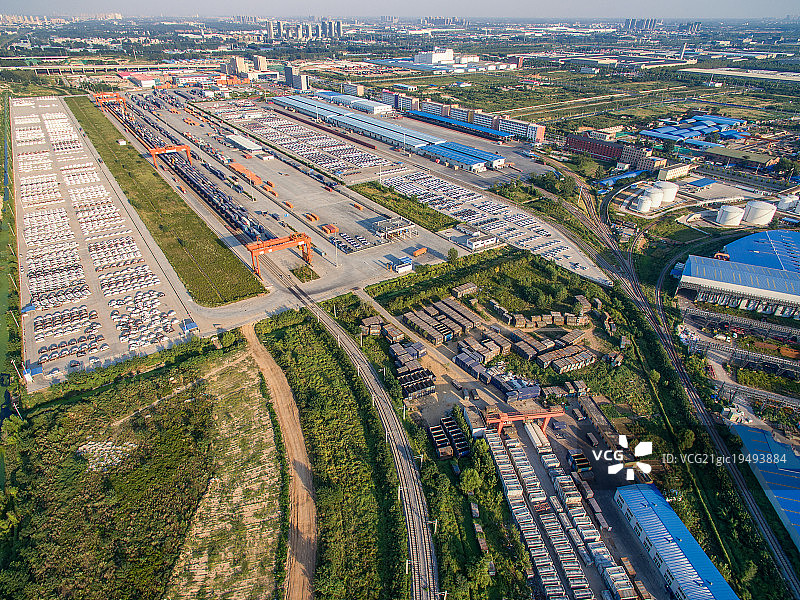 郑州国际陆港联检中心图片素材