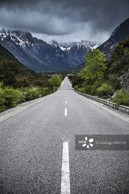 川藏公路图片素材