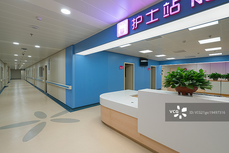 医院产科病房护士站图片素材