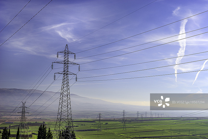 电力传输图片素材