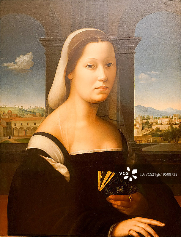 Portrait of a Woman(The Nun), Ridolfo Bigordi 1510图片素材