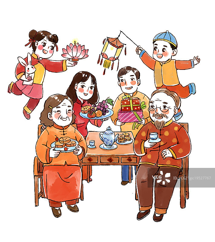 一家人在一起图片素材