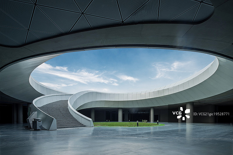 现代建筑空间图片素材