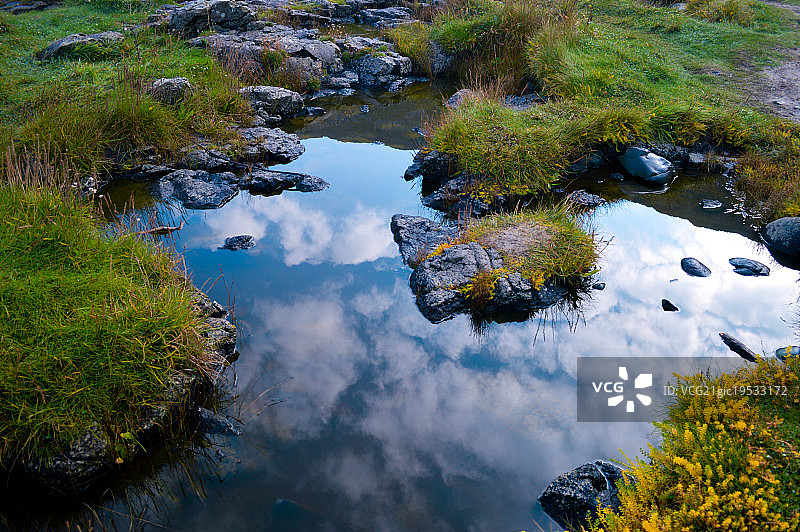 安特里姆倒影图片素材