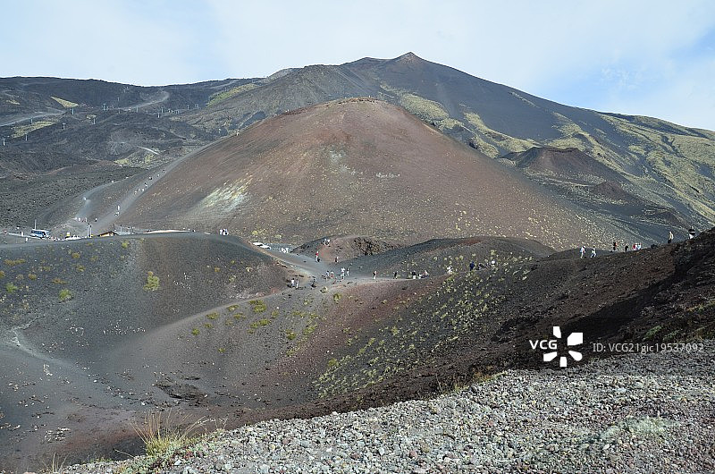 埃特纳火山图片素材