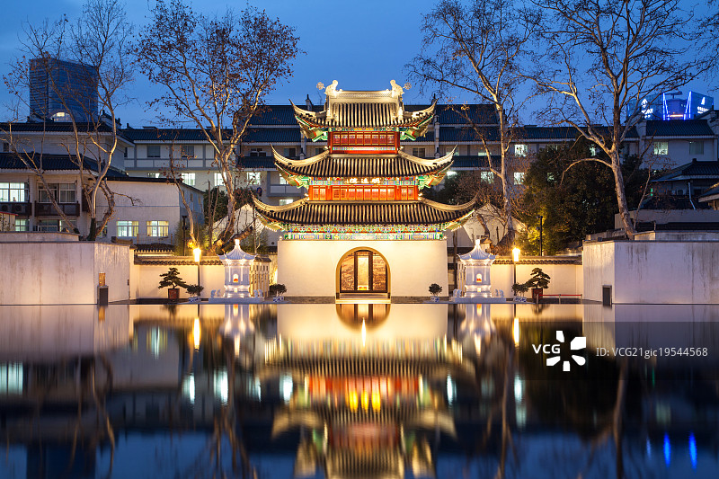 南京 夫子庙 江南贡院 明远楼图片素材