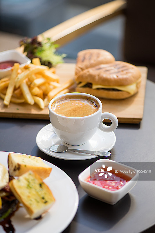 咖啡早餐西式餐点图片素材
