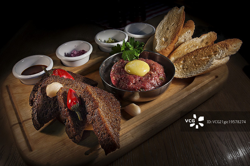 鞑靼牛肉图片素材