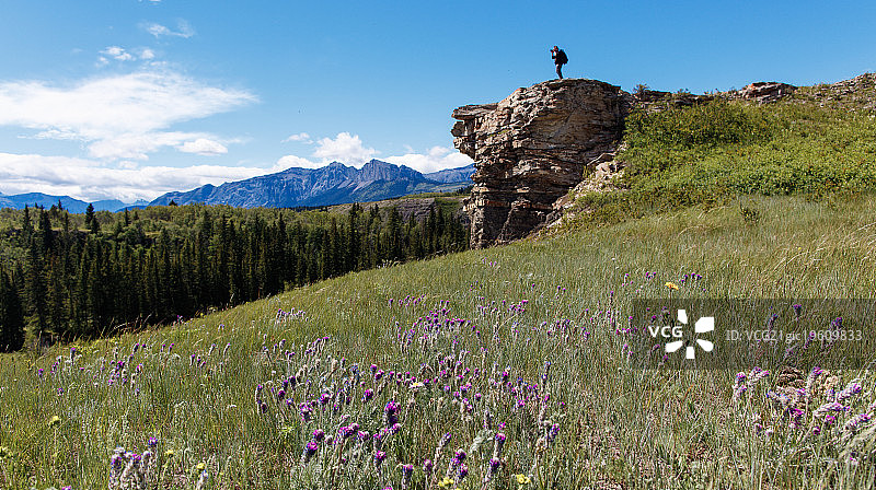 落基山脉入口图片素材