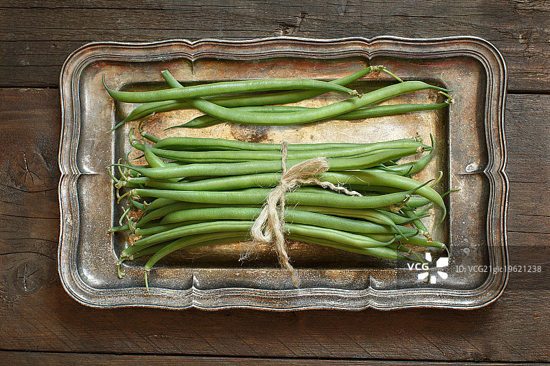 绿色法国青刀豆图片素材