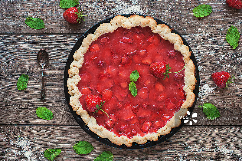 草莓挞图片素材