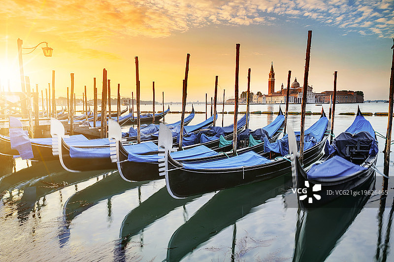 威尼斯贡多拉图片素材