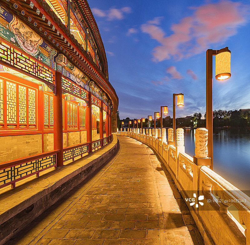 北海公园风光图片素材