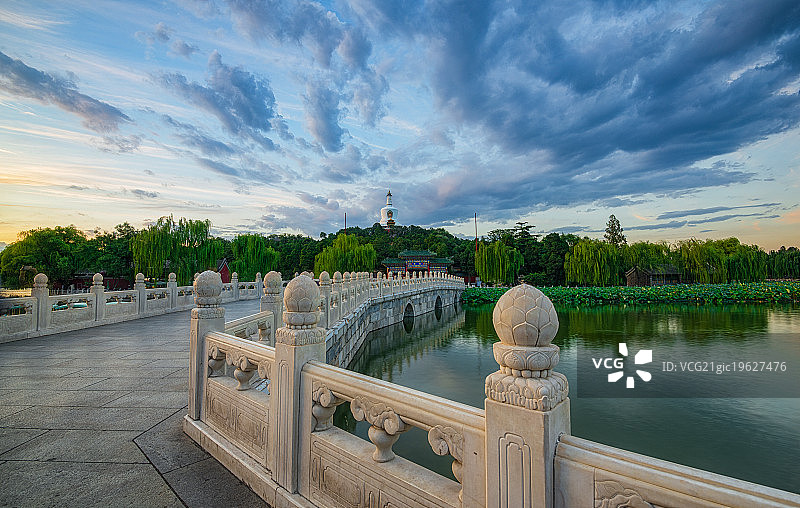 北海公园风光图片素材