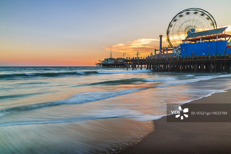 美国圣莫尼卡图片素材