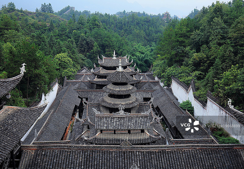 恩施土司城建筑图片素材