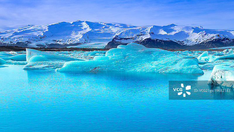 杰古沙龙冰河湖图片素材