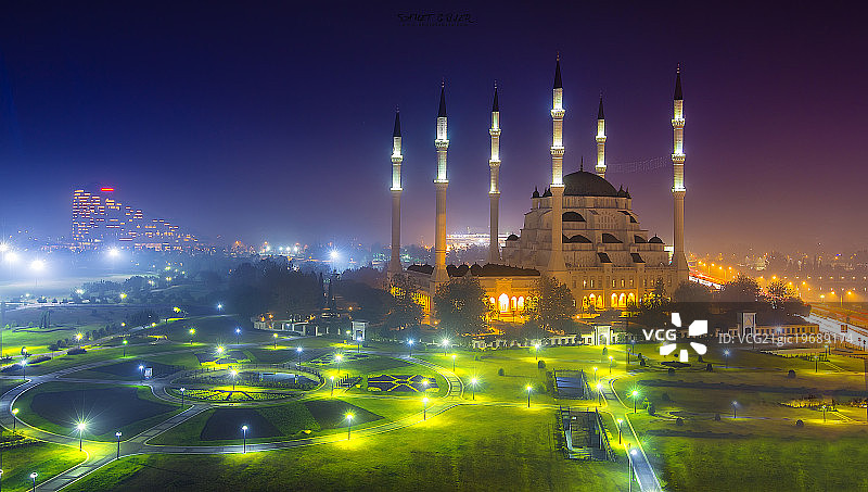 阿达纳萨班哲清真寺图片素材