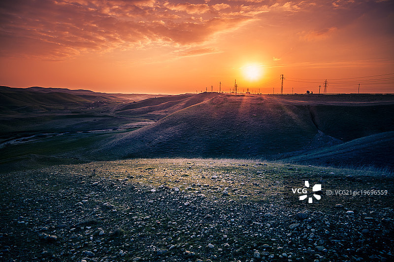 伊拉克日落图片素材