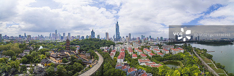 南京航拍全景图图片素材
