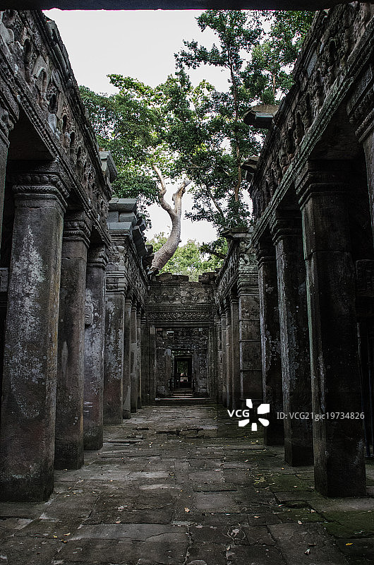 吴哥通王城周边图片素材