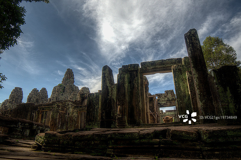 吴哥通王城周边图片素材