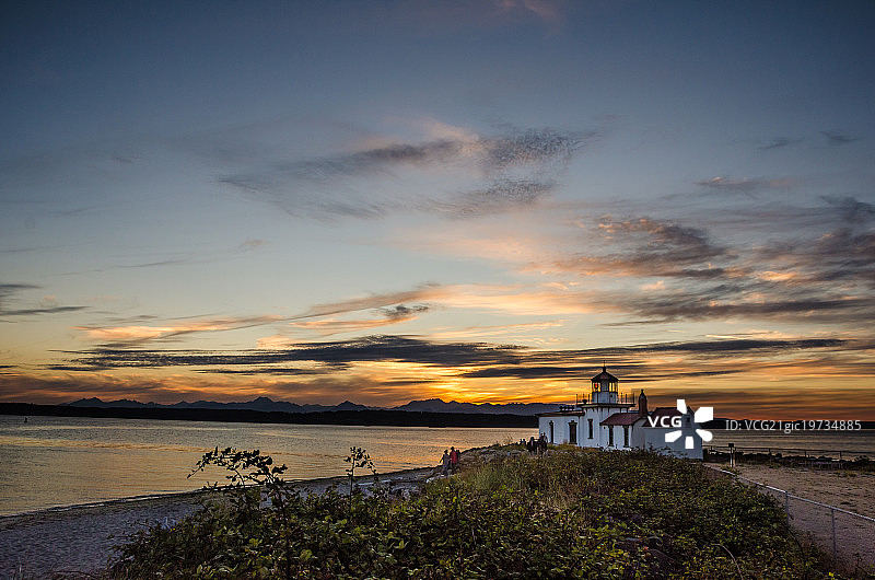 探索公园日落图片素材