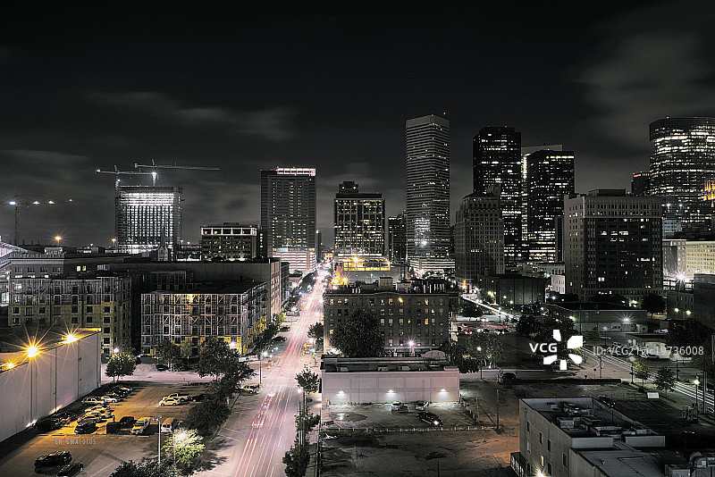 休斯顿之夜图片素材