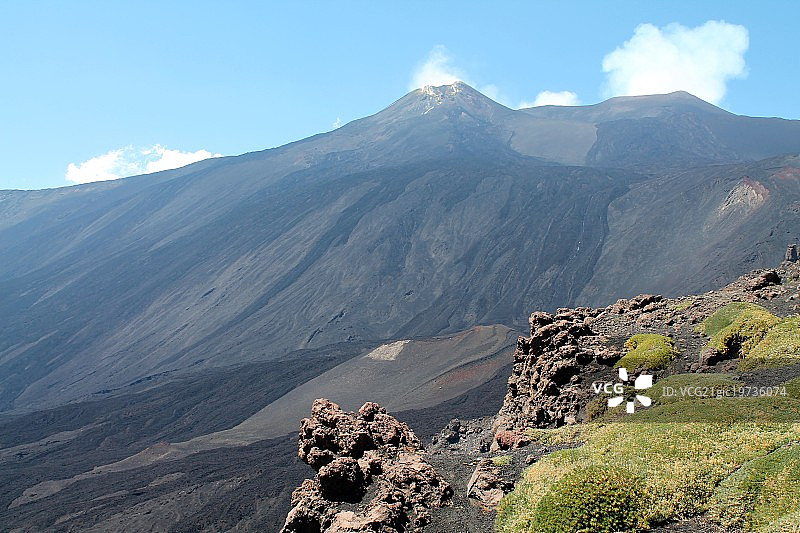 埃特纳火山主火山口图片素材