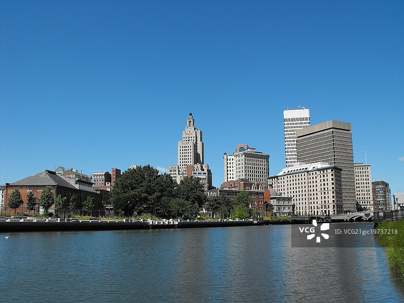 普罗维登斯城市天际线图片素材