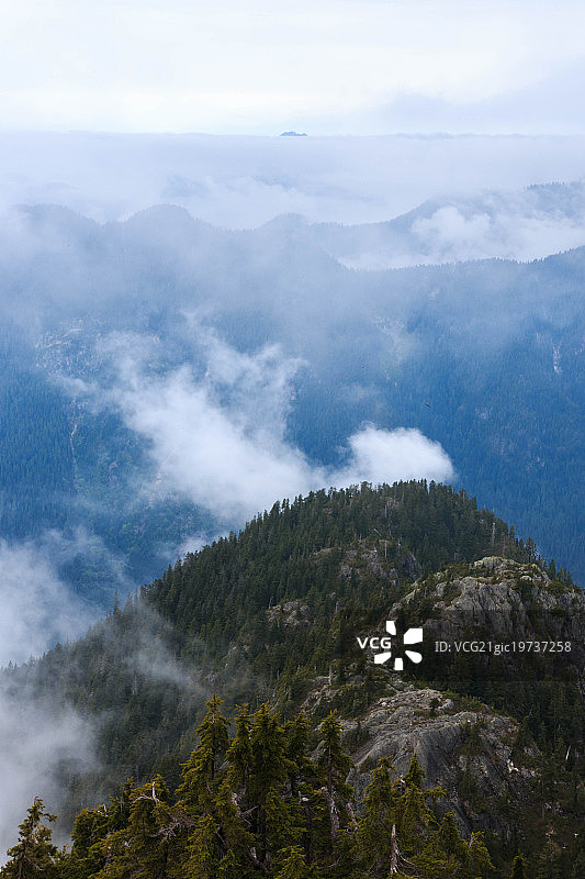 西摩山顶峰图片素材
