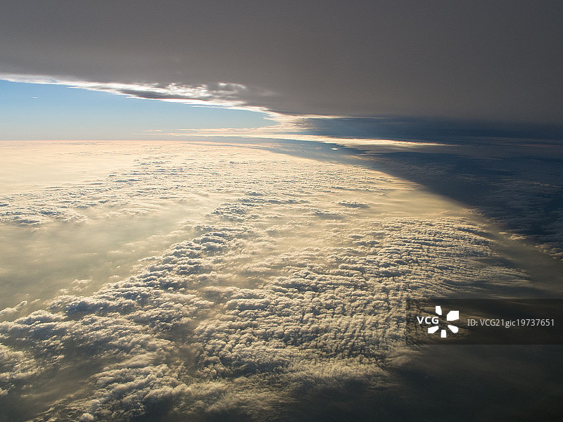 英吉利海峡的日落图片素材