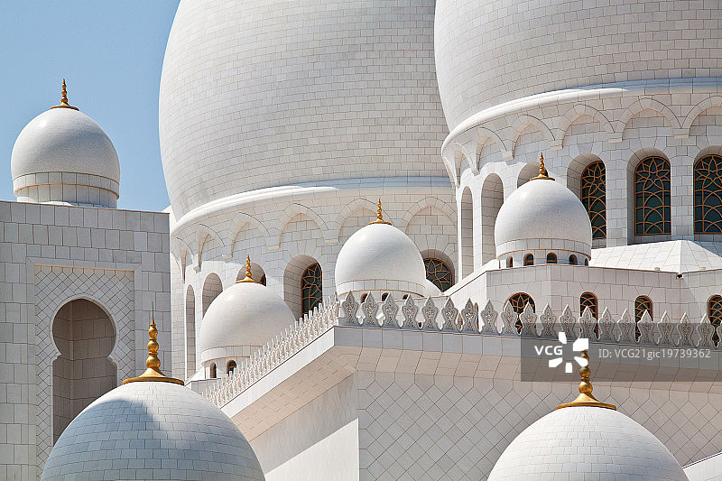 阿布扎比大清真寺图片素材
