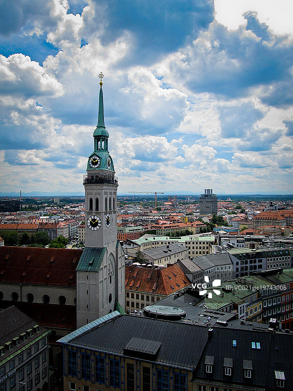 慕尼黑市政厅景色图片素材