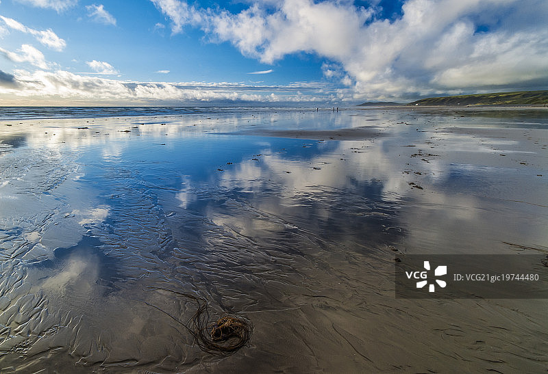 威尔士卡迪根湾图片素材