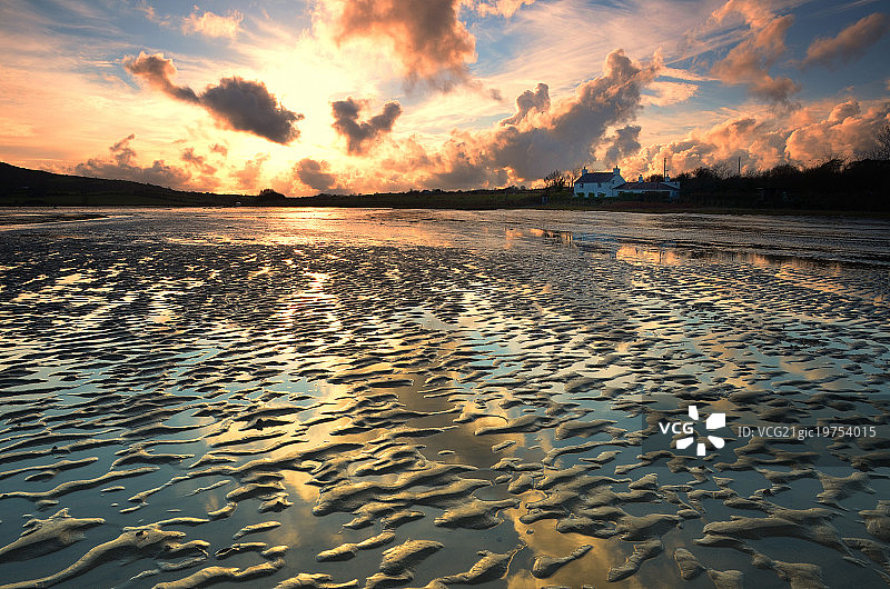 退潮的时候图片素材