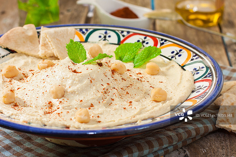 鹰嘴豆泥酱图片素材