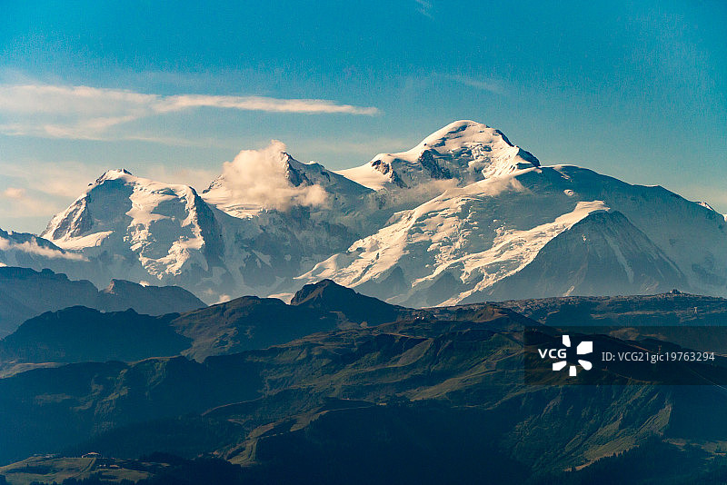 勃朗峰图片素材