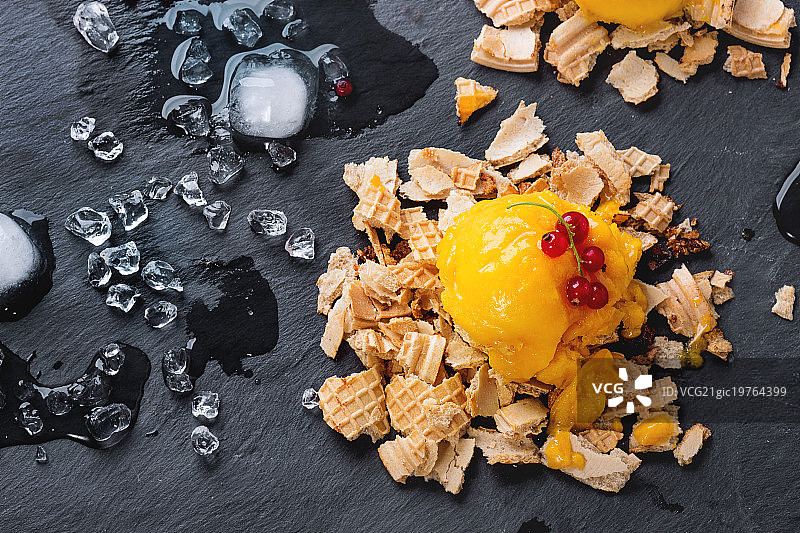 芒果冰沙图片素材