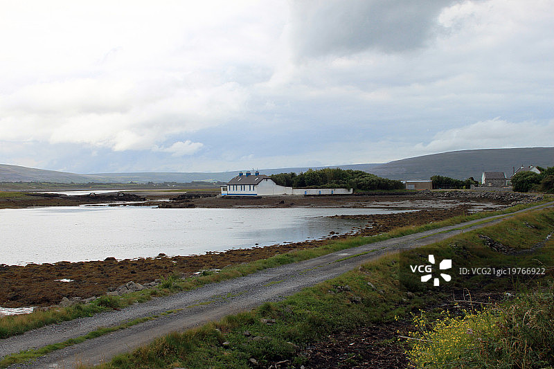 海边的阴郁一天图片素材