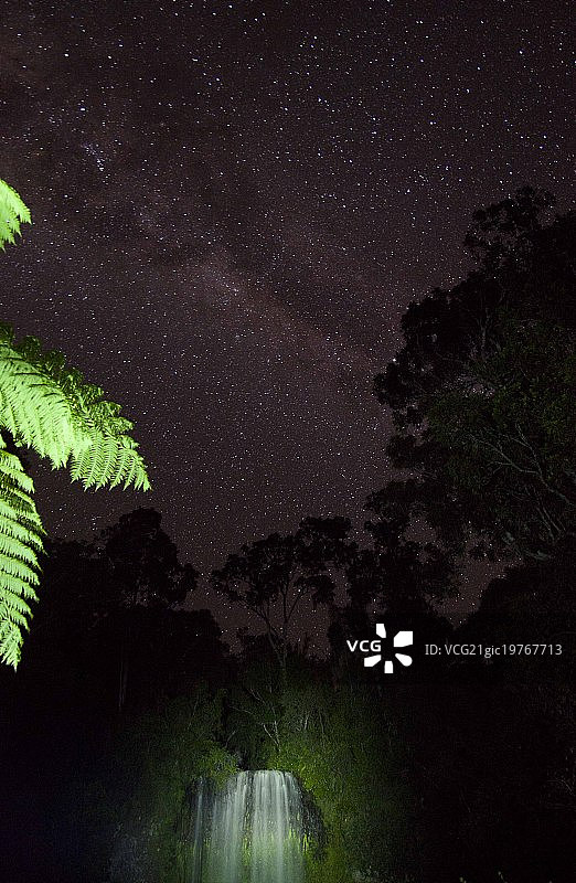 米拉米拉瀑布图片素材